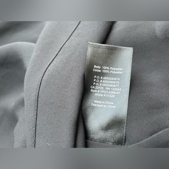 Aritzia Babaton Black Everly Drapey V-Neck Camisole Tank Top - Picture 3 of 6